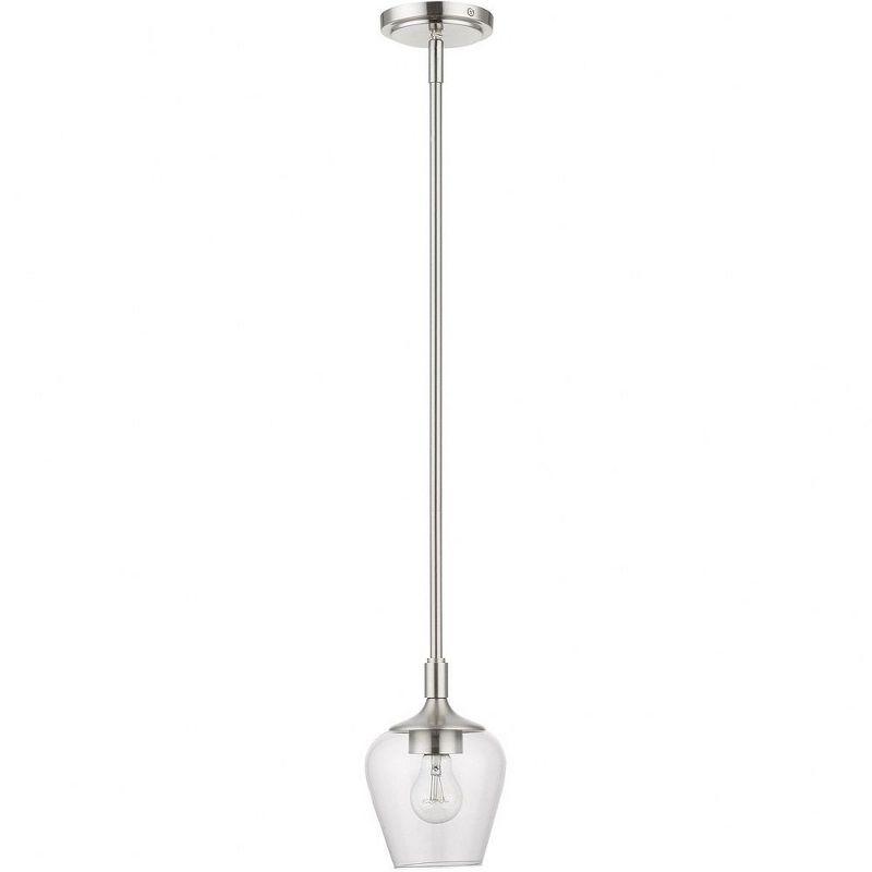 Livex Lighting Willow 1 - Light Pendant in  Brushed Nickel