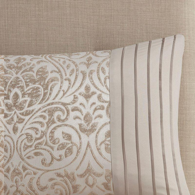 Madison Park Emilia 12 Piece Jacquard Comforter Set with Bed Sheets
