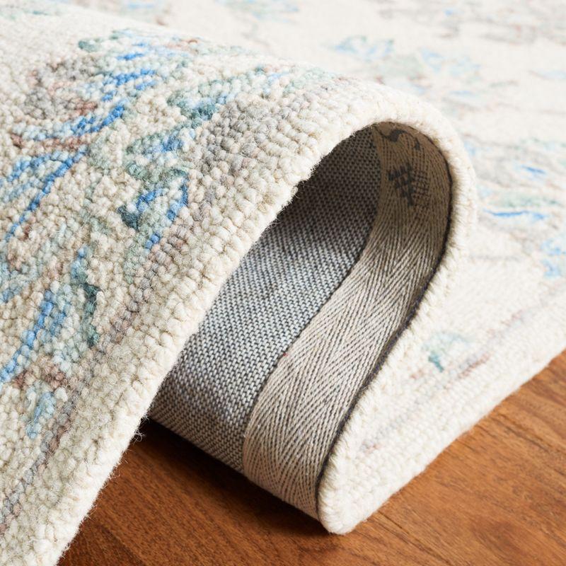 Micro-Loop MLP534 Hand Tufted Indoor Area Rug - Ivory/Grey - 9'x12' - Safavieh