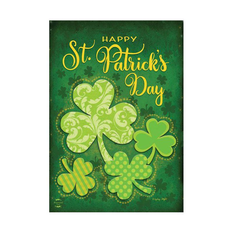 Briarwood Lane Lucky Shamrocks St. Patrick's Day Garden Flag Patt