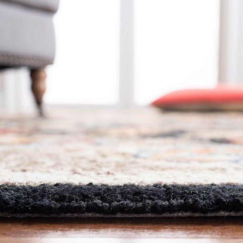 Chelsea HK141 Handmade Area Rug - 4'x4' - Black - Safavieh