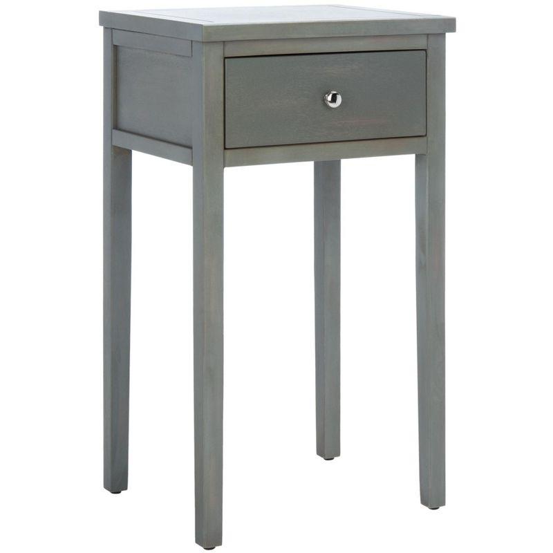 Abel Nightstand With Storage Drawer - AMH6626 - Ash Grey - Safavieh Couture