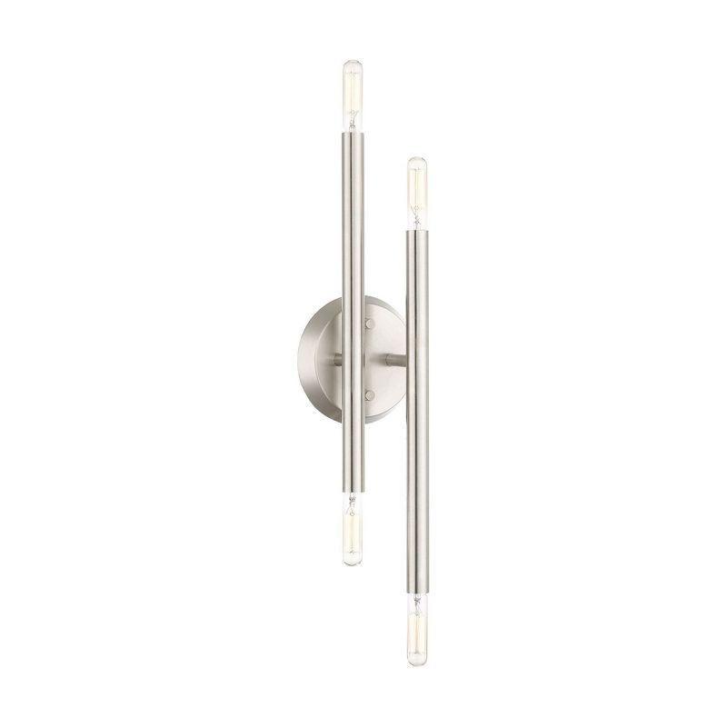 Livex Lighting Soho 4 - Light Wall Light in  Brushed Nickel