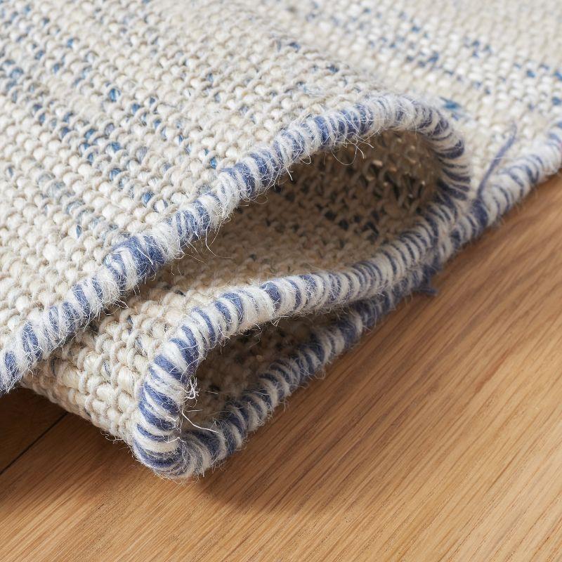 Natural Fiber NFB555 Hand Woven Area Rug - Beige/Grey - 6'x6' - Safavieh.