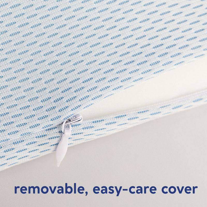 Vibe Smart Edge Multi-Position Gel-Infused Memory Foam Pillow