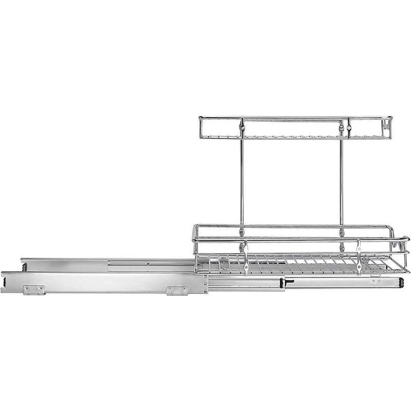 Hold N' Storage - 2 Tiers Under the Sink Organizer and Storage Pull Out - 11" W x 21" D
