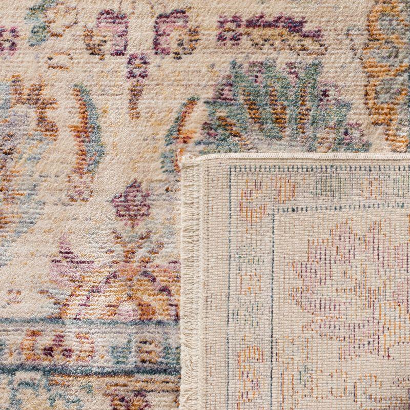 Illusion ILL710 Power Loomed Runner Rug - Cream/Purple - 2'3"x8' - Safavieh