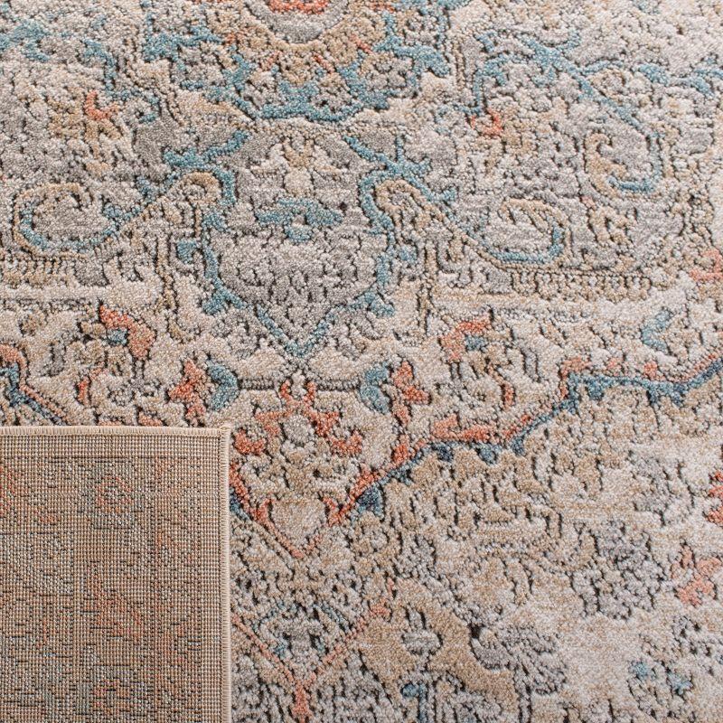 Oregon ORE812 Power Loomed Area Rug - Grey/Blue - 6'7"x9' - Safavieh.