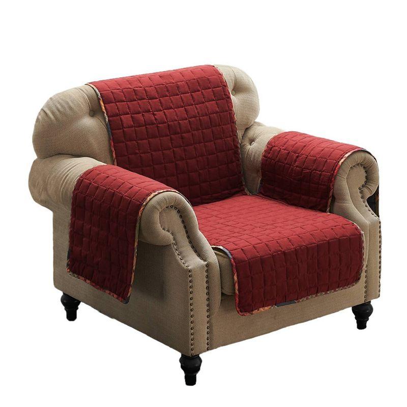 Gold Rush Reversible Armchair Slipcover