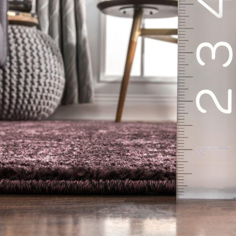 Nuloom Arlena Oriental/Persian 8x10 Indoor Area Rug for Living Room Bedroom Dining Room Kitchen, Burgundy/Pink