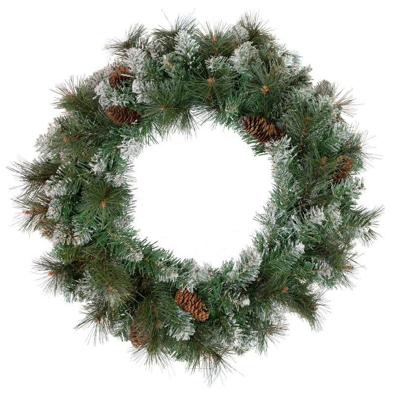 Snow Valley Pine Artificial Christmas Wreath 24-Inch Unlit