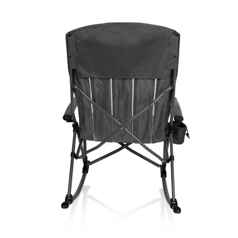 Oniva 2pc Portable Outdoor Rocking Camp Chair - Gunmetal Gray