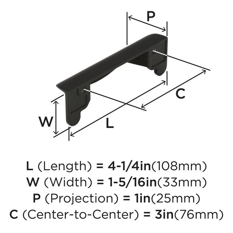 Inspirations 3" Center to Center Cup/Bin Pull