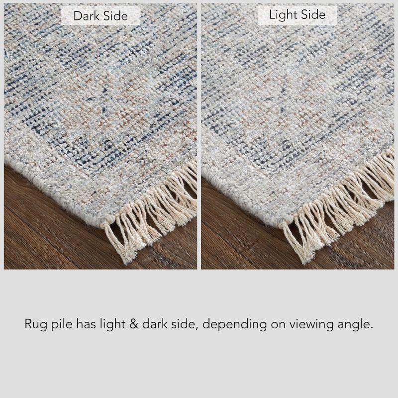 Caldwell Transitional Distressed Gray/Blue/Taupe Area Rug