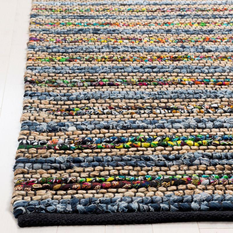 Cape Cod CAP361 Hand Woven Area Rug - Blue/Multi - 5'x8' - Safavieh.