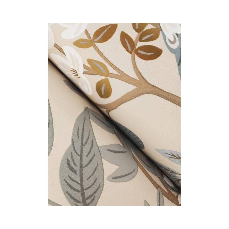 Peacock Garden Navy Peel and Stick Wallpaper