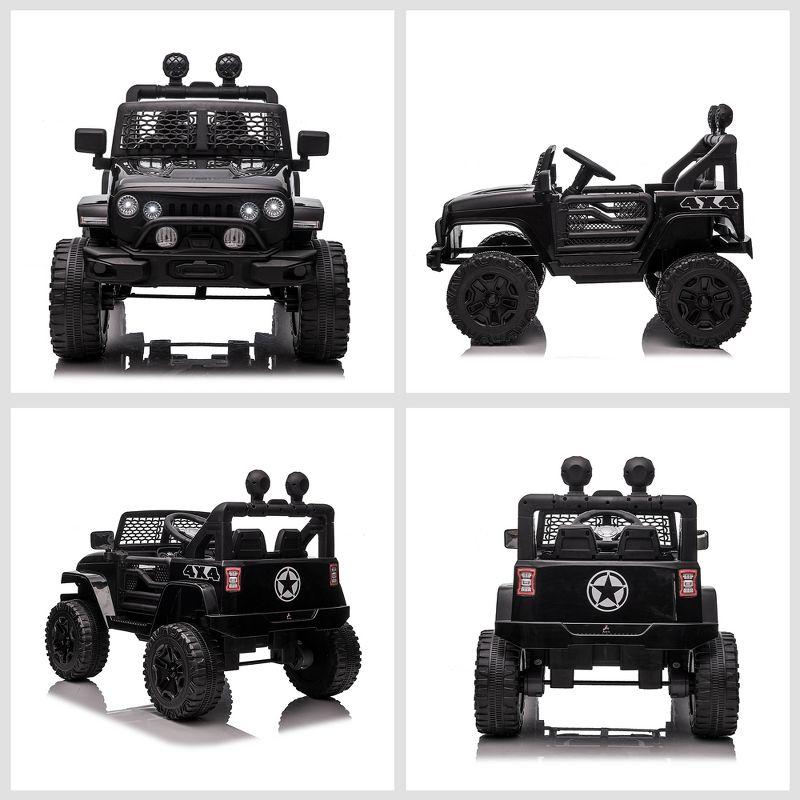 Aosom 12 Volt 1 Seater All-Terrain Vehicles Battery Powered Ride On with Remote Control