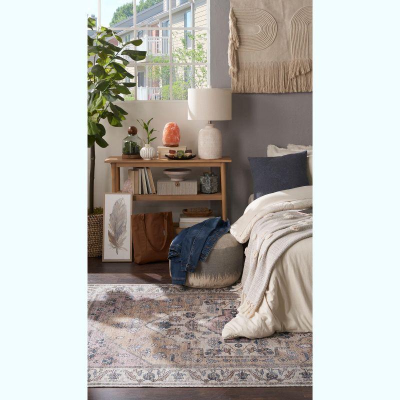 Nourison Washable Brilliance Medallion Indoor Rug