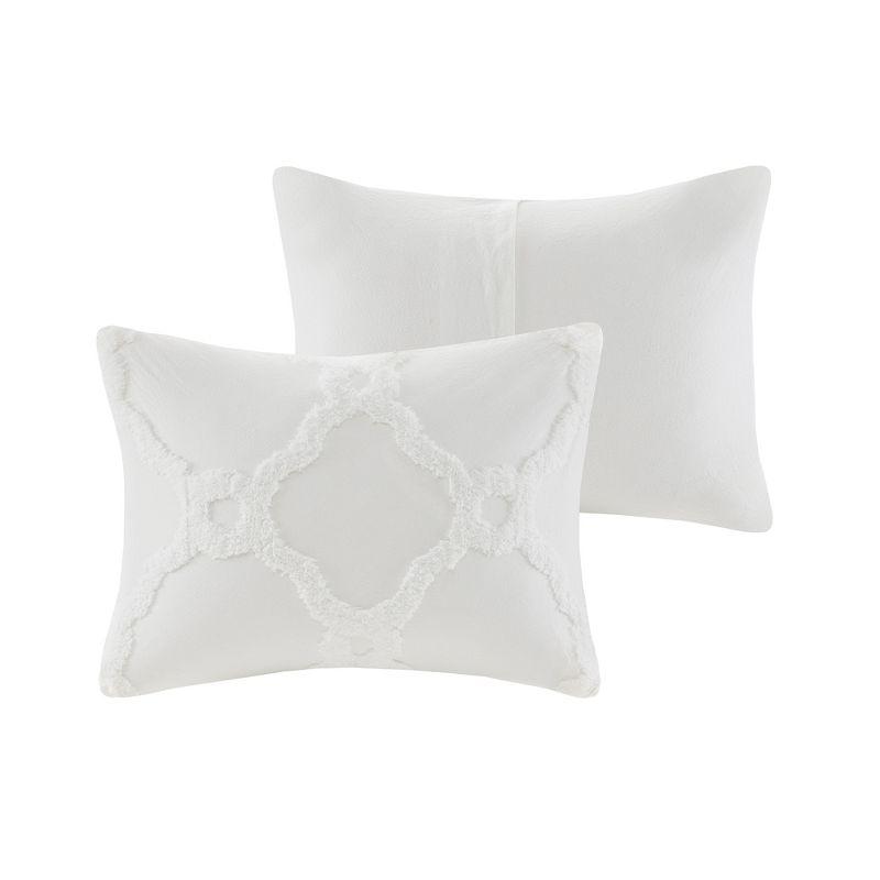 Pacey 3 Piece Tufted Cotton Chenille Comforter Set