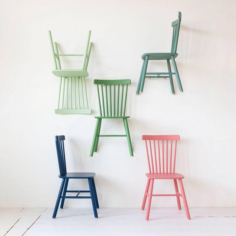 Storied Home Slatted Back Dining Chairs