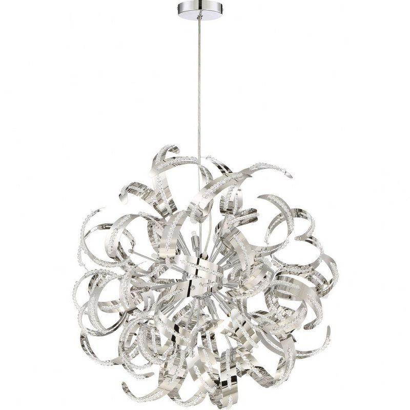 Quoizel Lighting Ribbons 12 - Light Pendant in  Polished Chrome