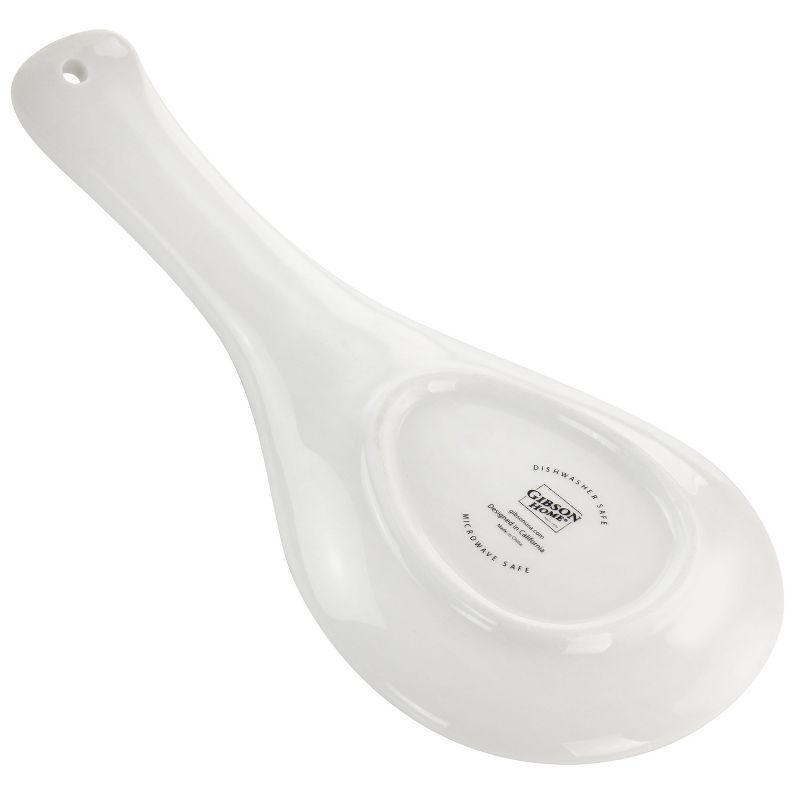 Gibson Home Gibson Home Village Vines Fine Ceramic Spoon Rest In Blue