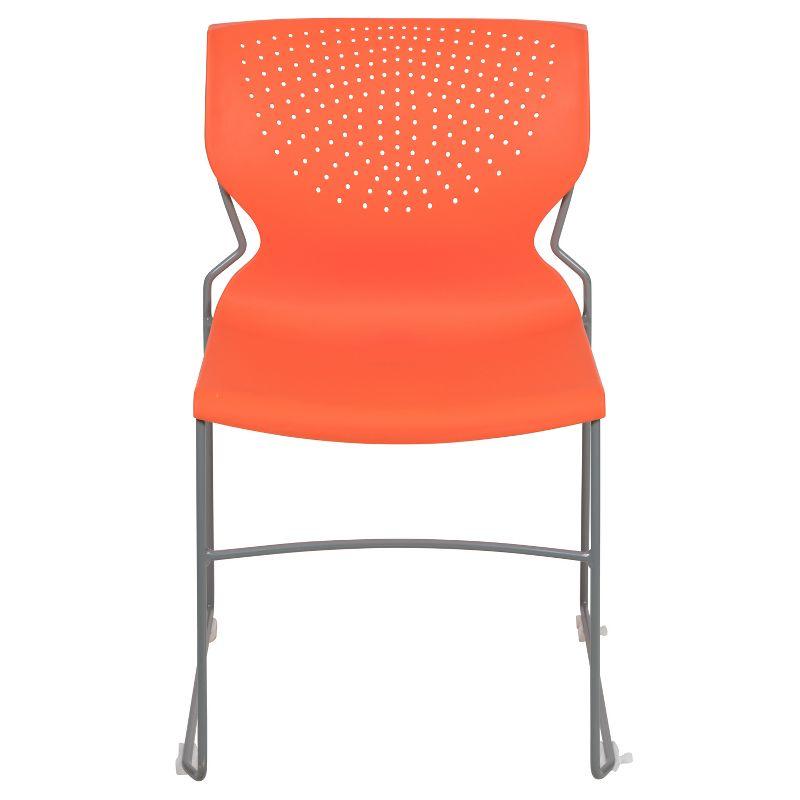 Everleigh 661 lb. Capacity Full Back Stack Chair with Powder Coated Frame