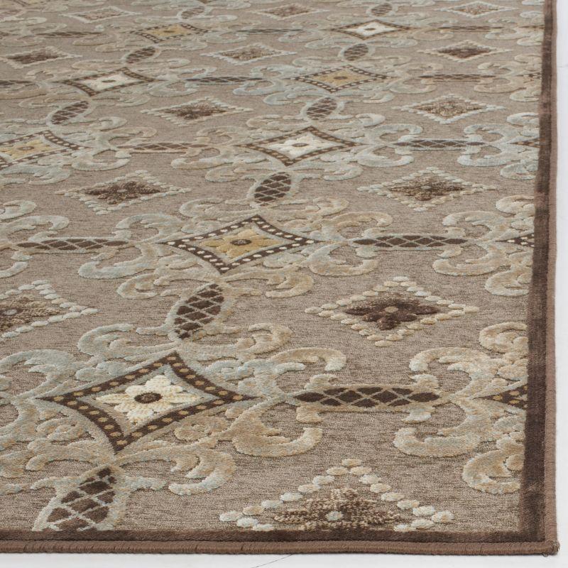 Martha Stewart Collection - MSR7430 - Indoor Power Loomed Accent Rugs - Brown/Brown - 3'3"x5'3"