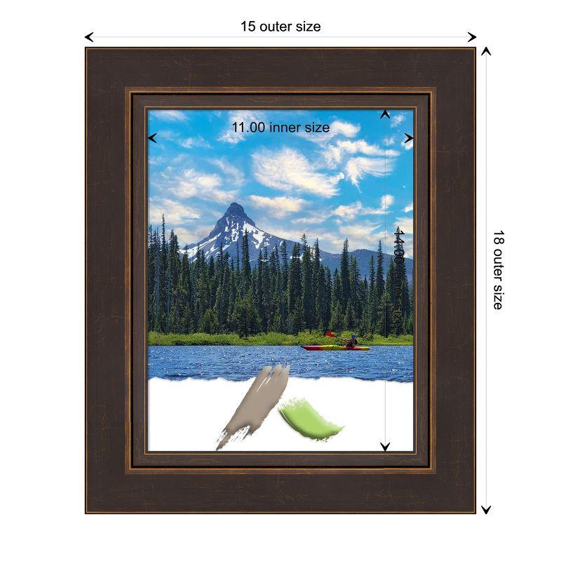 Amanti Art Lara Bronze Wood Picture Frame