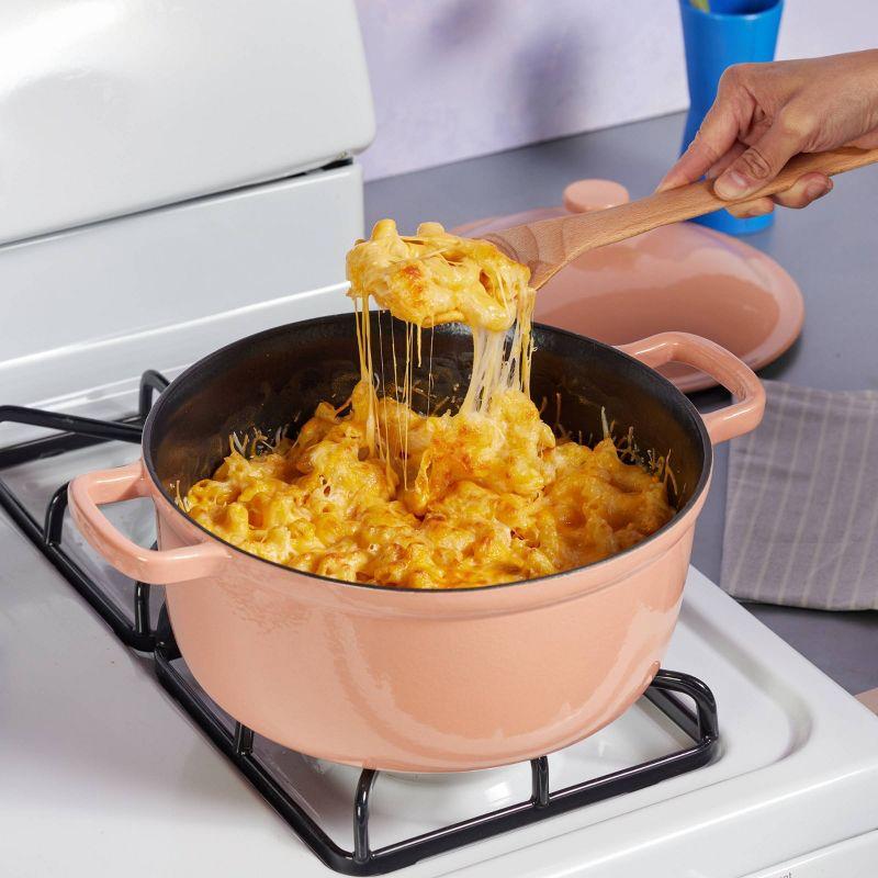 Our Place 5.5qt 10.5" Cast Iron Perfect Pot - Spice: Cookware, Enamel, Hand Wash, Non-Induction, Gas, Electric Compatible