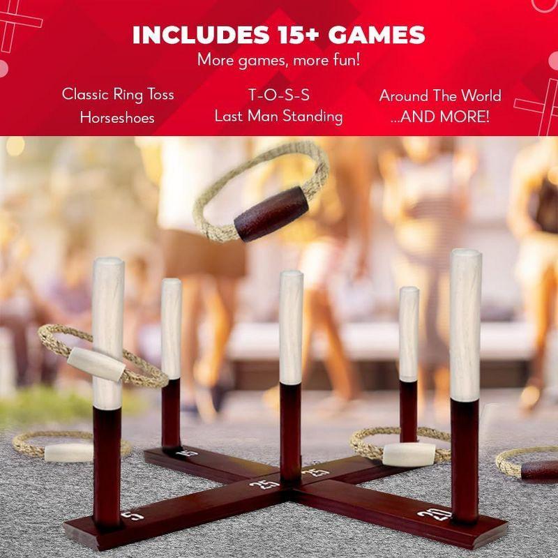 SWOOC Rustic Ring Toss Outdoor Game