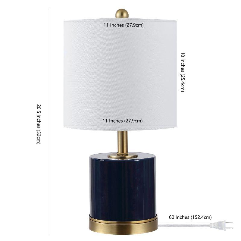Jayce Table Lamp (Set of 2) - 20.5 Inch Height - TBL4309 - Navy Blue - Safavieh