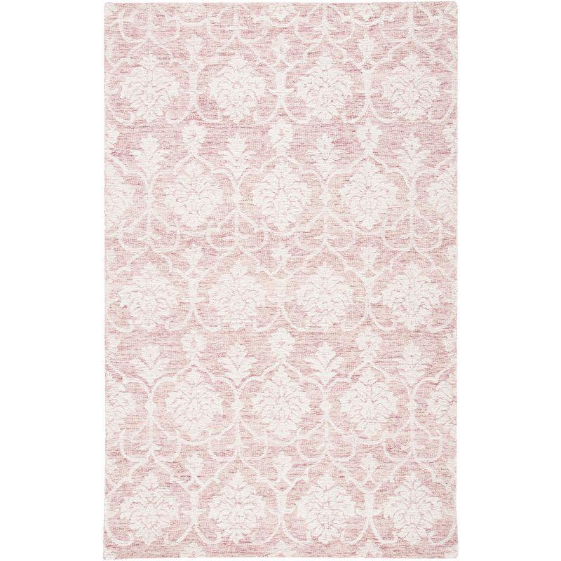 Metro MET996 Hand Tufted Indoor Area Rug - Pink/Ivory - 5'x8' - Safavieh