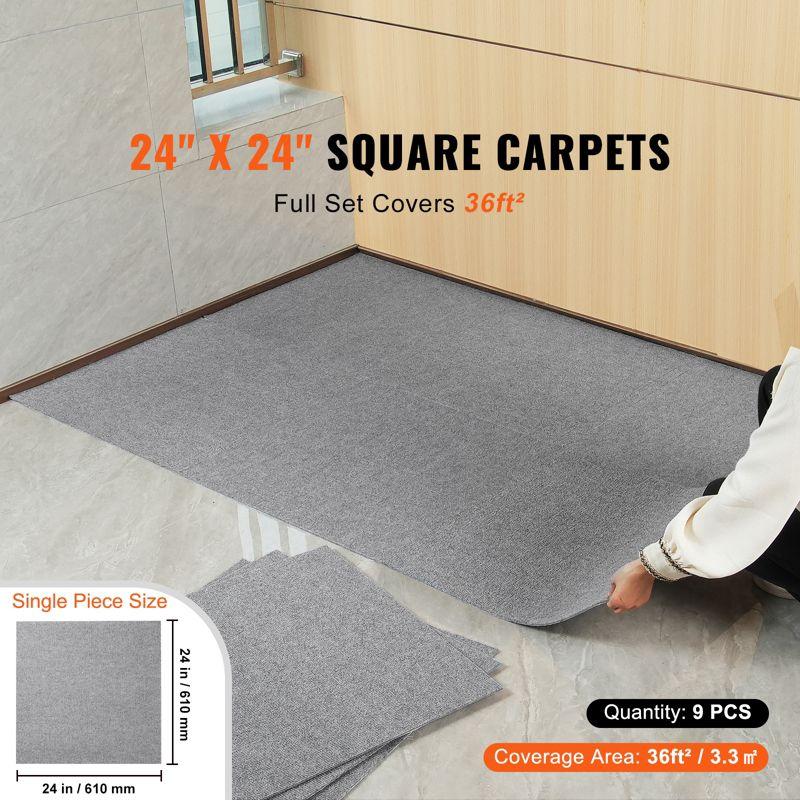 24'' W x 24'' L Level Cut And Loop Polyester Carpet Tile