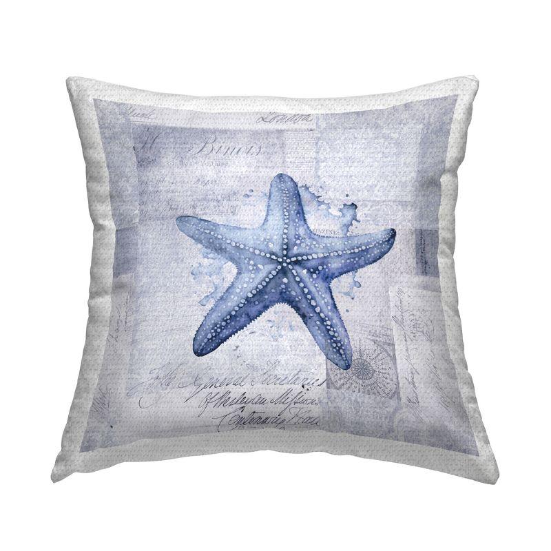 Stupell Industries Vintage Collaged Starfish