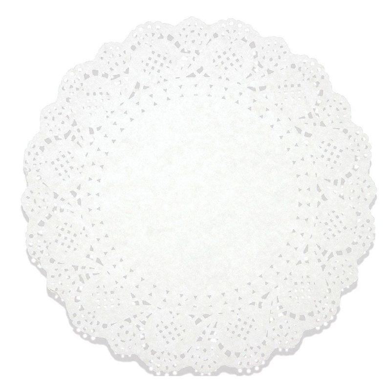 White Lace Paper Doilies Round Placemats, 10.5" - Pack of 250