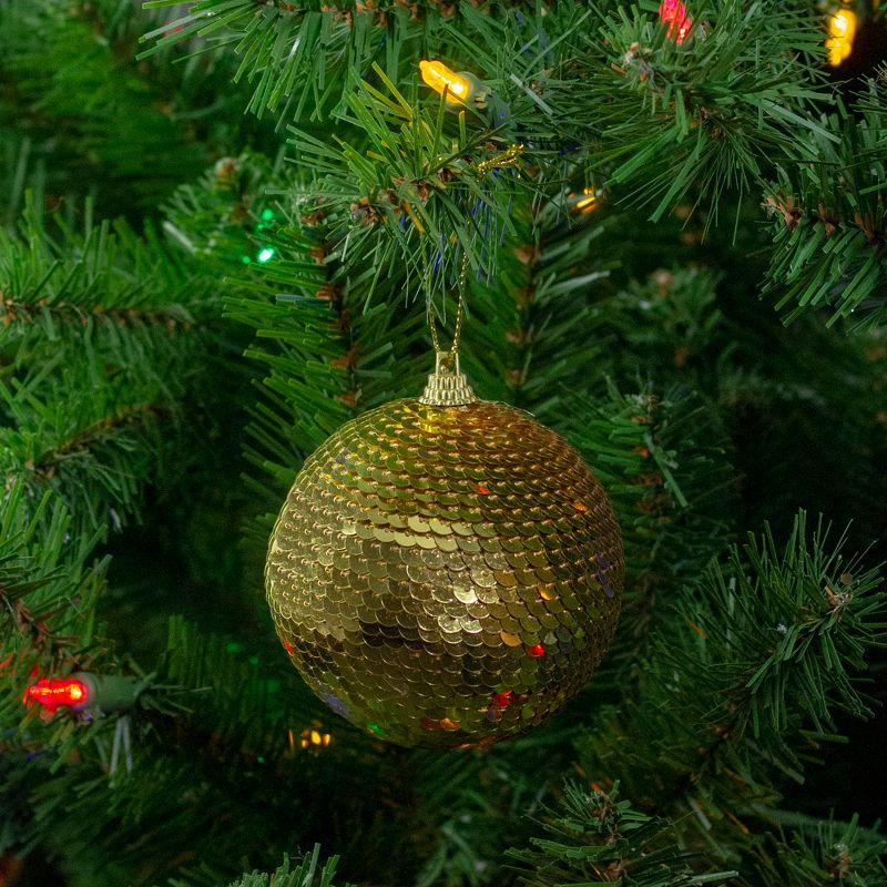 Northlight Seasonal Sequin Shatterproof Ball Christmas Ornament 3"