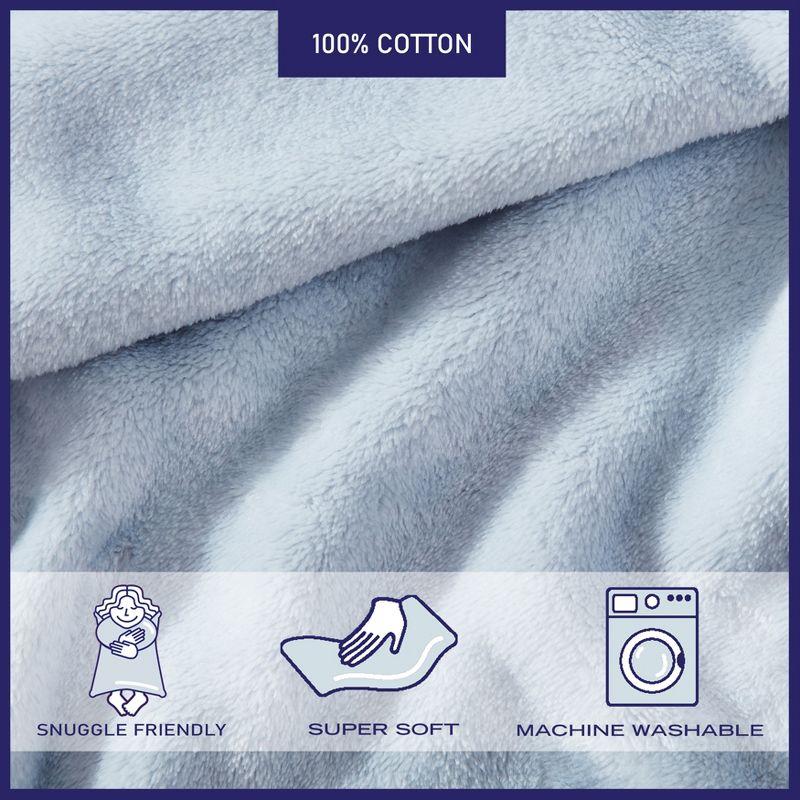 Poppy & Fritz Solid Ultra Soft Plush Pink Blanket