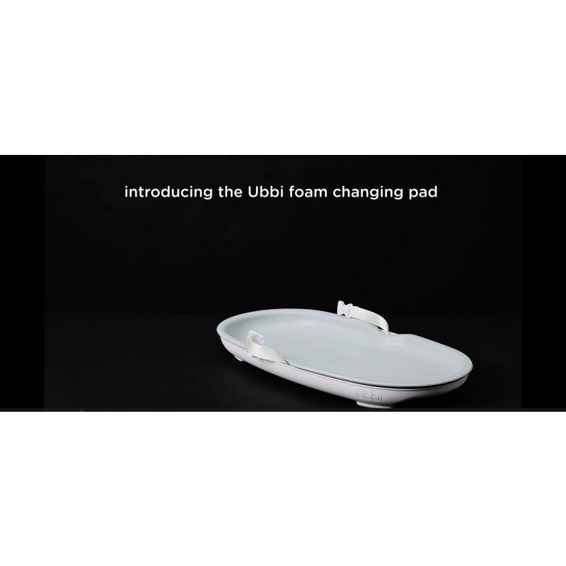 Ubbi Quilted Reusable Changing Pad Liner Covers - White