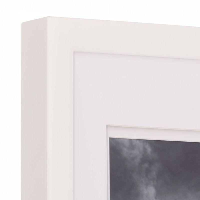 Gallery Solutions Wood Wall Frame with Double Mat Image