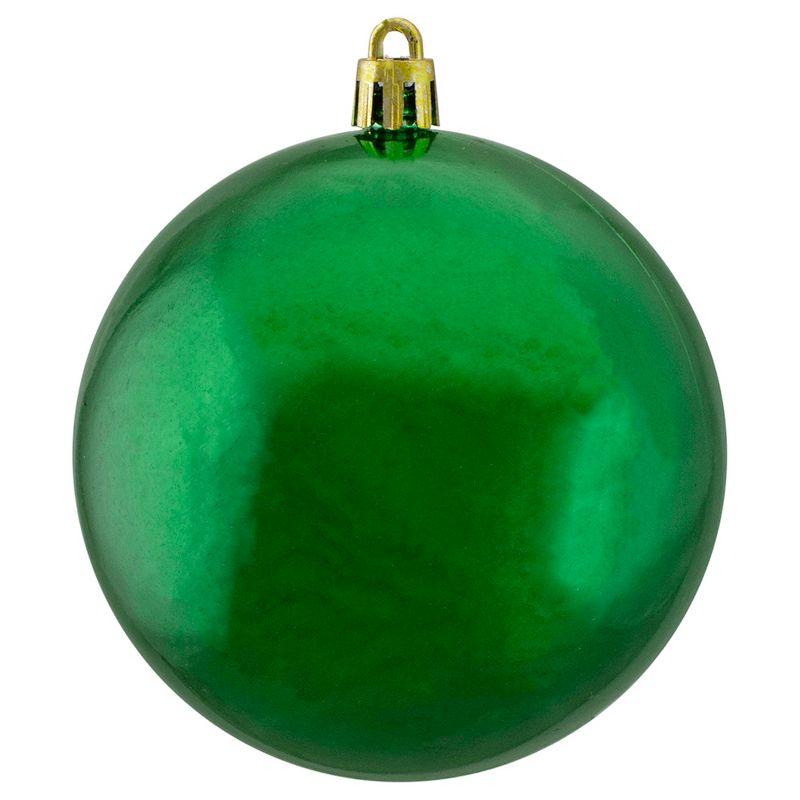 Northlight 32ct Shatterproof Shiny Christmas Ball Tree Ornament Set 3.25" - Green