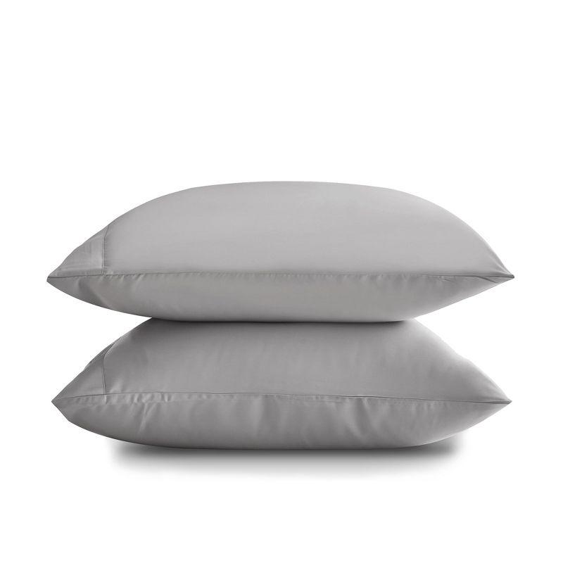 DOZ Bamboo Viscose Pillowcase Set, Organically Grown Bamboo, Buttery Soft, Cooling, High GSM Ivory Standard/Queen