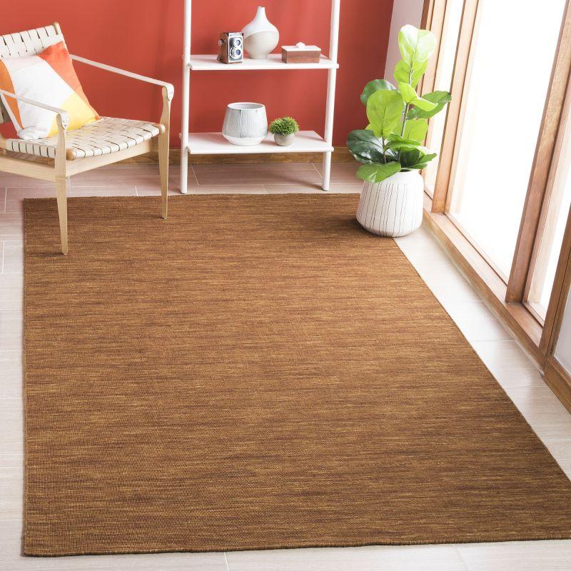 Kilim KLM850 Hand Loomed Area Rug - Brown - 5'x8' - Safavieh