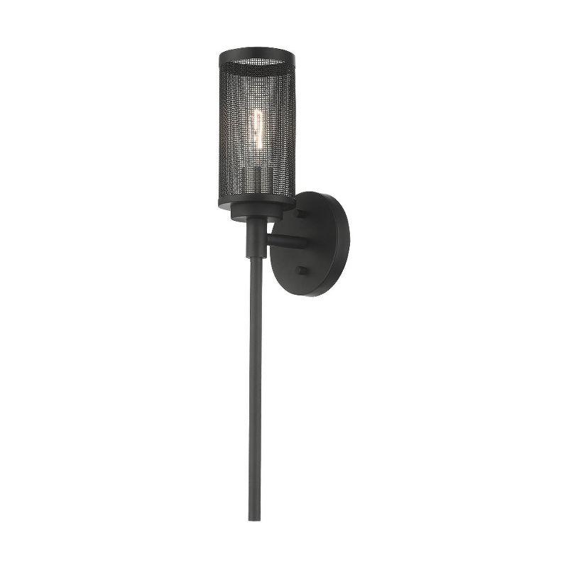 Livex Lighting Industro 1 - Light Sconce in  Black/Brushed Nickel