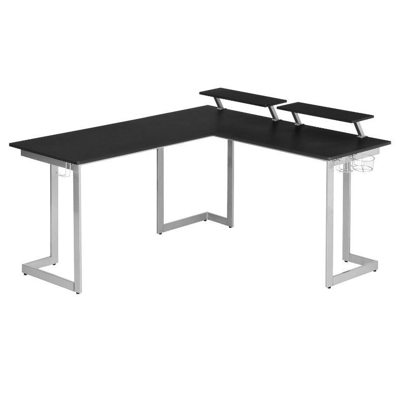 L-Shaped Metal Base Accent