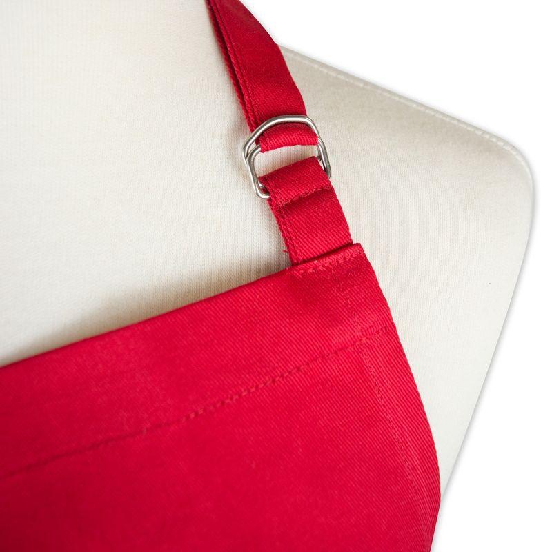 Design Imports  Chino Chef Apron Tango Red