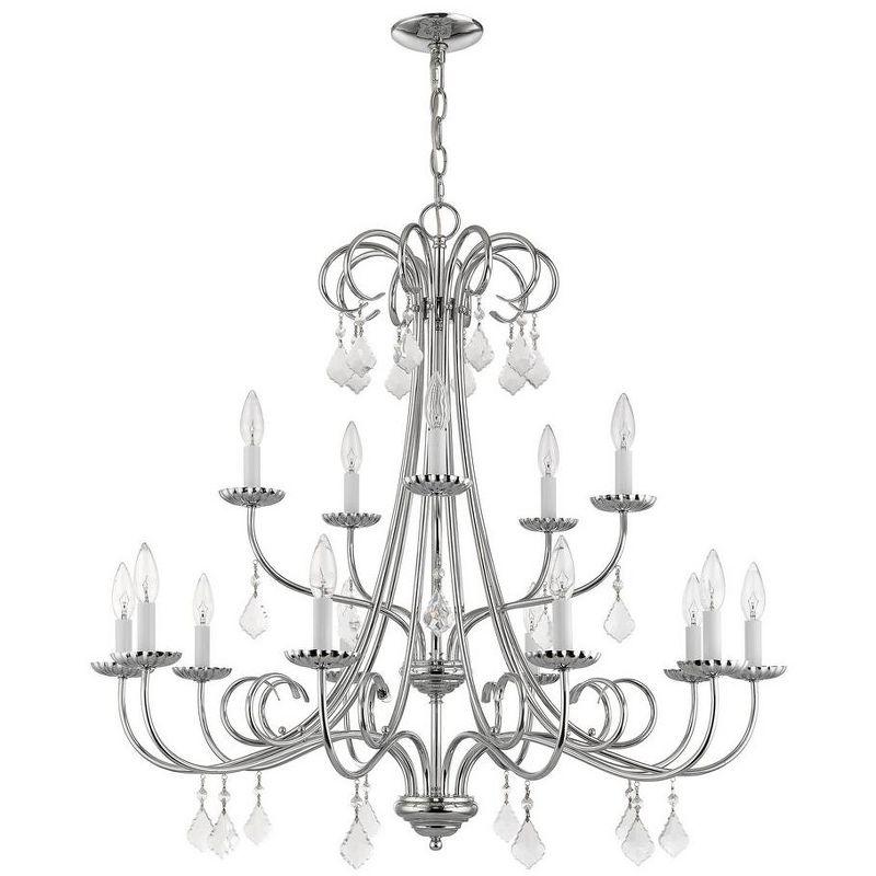 Livex Lighting Daphne 15 - Light Chandelier in  Polished Chrome