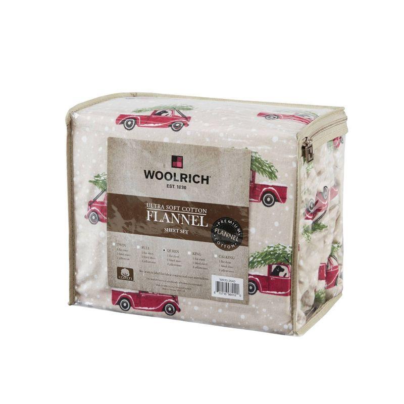 Woolrich 100% Cotton Flannel Sheet Set