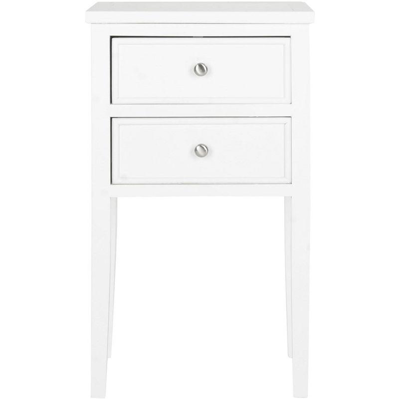 Toby Accent Table with Storage Drawers  - Safavieh