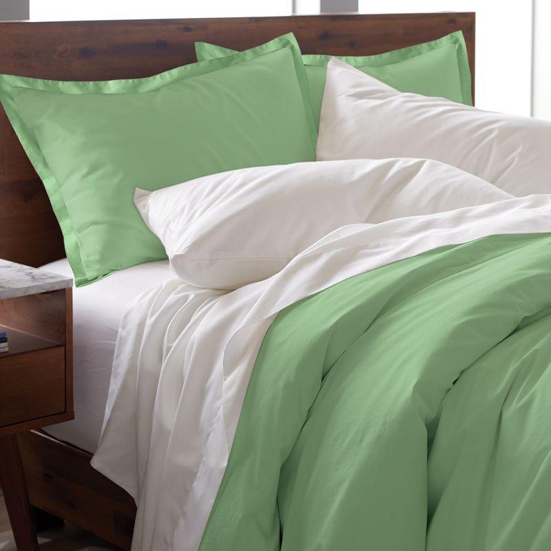 EJ Classic Ella Jayne 100% Luxe Cotton Sateen Duvet Cover Set - Smooth, Breathable, Comfort (Set of 3)